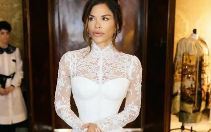 Cô dâu "hot" nhất lúc này Lauren Sánchez hé lộ bí mật đằng sau thiết kế ren Ý gây sốt