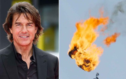 Tom Cruise lập kỷ lục mạo hiểm với dù đang cháy