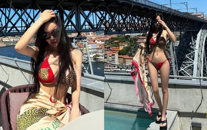 Hyomin (T-ara) xả ảnh bikini "đốt mắt" khán giả: Idol U40 mà 3 vòng sexy cỡ này!