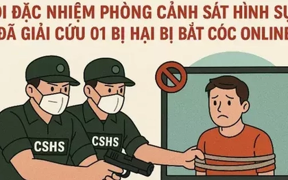 Cảnh sát đặc nhiệm giải cứu thanh niên bị ‘bắt cóc online’
