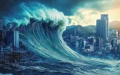 Thảm họa Hollywood ngoài đời thực: Mỹ đối mặt siêu sóng thần lịch sử cao 300m