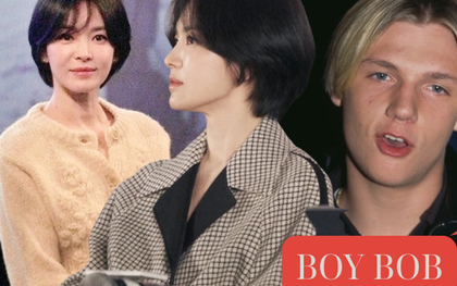 Kiểu tóc “Boy Bob” do Song Hye Kyo lăng xê đang gây sốt, hiệu quả trẻ hóa nhan sắc tuyệt đỉnh