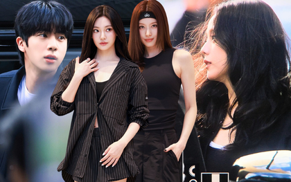 Dàn cực phẩm 1% Kpop đồng loạt diện đồ đen: Jisoo BLACKPINK và Jin BTS như nam nữ chính phim tài phiệt