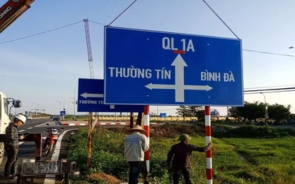 Trước 15/7, phải cập nhật biển báo giao thông tại tỉnh, thành mới sáp nhập