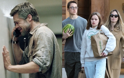 Brad Pitt tuyệt vọng, thống khổ cầu xin 2 con ruột, chuyện gì đây?