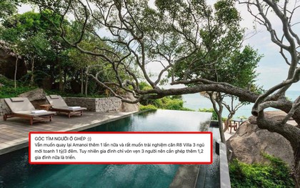 Bài đăng "tìm người ở ghép" villa 1 tỷ 3 đêm khiến dân mạng nháo nhào vì cách tiêu tiền của người giàu