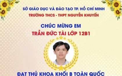 Thủ khoa khối B toàn quốc nói "không" với luyện thi, học thêm...