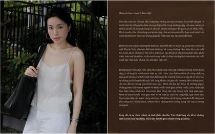 Lê Hà Trúc xin lỗi