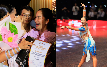 Học trò của Khánh Thi 18 tuổi giành HCV châu Á, làm nên lịch sử cho dancesport Việt Nam