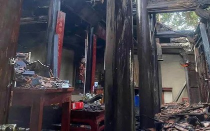 Hưng Yên: Cháy lớn ở di tích quốc gia chùa Báo Quốc