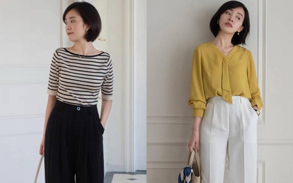 Combo "quần ống rộng + giày cao gót" hot rần rần - phụ nữ ngoài 40 mặc thế này thật quá đỗi cuốn hút!