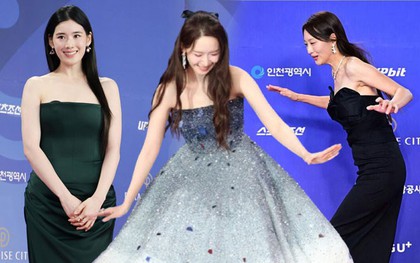 Rồng Xanh nhiều sự cố không tưởng: Cả dàn mỹ nhân vấp ngã không chỉ Yoona, 1 sao nữ còn lộ đồ nhạy cảm