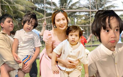 Con trai 6 tuổi mới bập bé nói, vợ chồng Đức Thịnh - Thanh Thúy vẫn kiên trì làm điều này