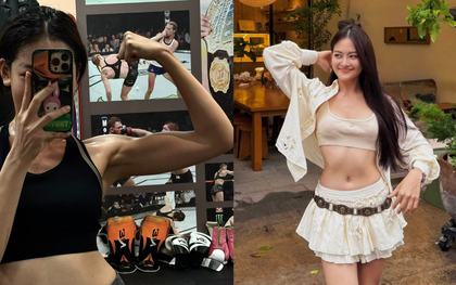 Mỹ nhân phim giờ vàng VTV “flex” cơ bắp săn chắc trên sàn boxing, nhìn xuống vòng 2 phẳng lì mới choáng