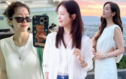 Không phải Song Hye Kyo, nữ diễn viên 43 tuổi này mới là "cao thủ" mặc đồ trắng