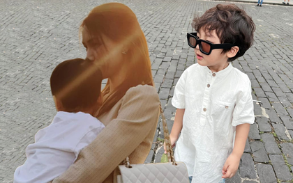 "Hot boy nhí" có gần 2 triệu người si mê trên MXH: Con trai của nữ ca sĩ nổi tiếng, mới 5 tuổi đã cực kỳ hiểu chuyện và tình cảm