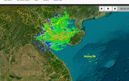 Mách bạn 2 công cụ theo dõi bão Wipha theo thời gian thực