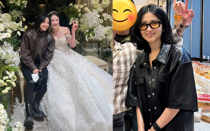 Đại sứ Prada đi ăn cưới mặc không giống ai