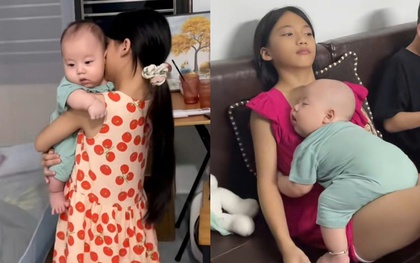Khối nghỉ hè này lạ lắm: Nhìn cảnh vừa cưng vừa thương này sẽ hiểu vì sao các cụ nói "ruộng sâu trâu nái không bằng con gái đầu lòng"