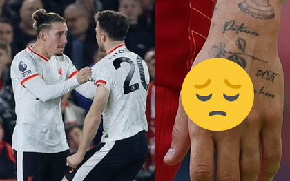 Đồng đội ở Liverpool xăm hình tưởng nhớ Diogo Jota sau tai nạn định mệnh, lời nhắn gửi ngắn ngủi nhưng ai cũng nghẹn lòng