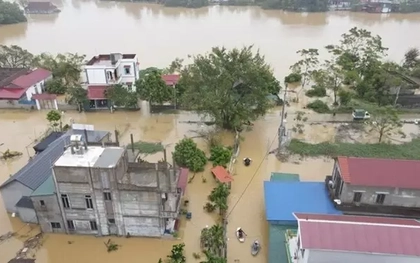 Hà Nội phát lệnh báo động lũ trên sông Tích