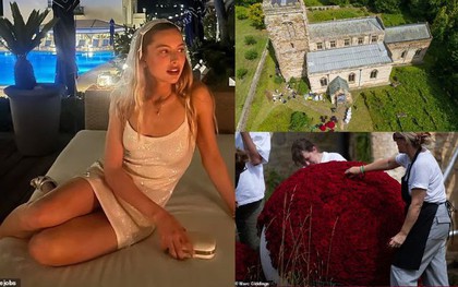 Mới nhất từ đám cưới triệu đô của ái nữ Steve Jobs và VĐV Olympic: Hoa hồng ngập lối, thảm trải đã tốn 500 triệu