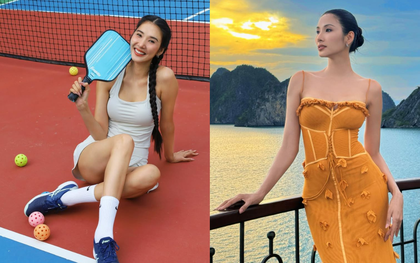 Hoàng Thuỳ cũng chơi pickleball rồi đây, nhưng để có body nóng bỏng mắt mãi chưa "hết thời" phải tập thêm các bài này
