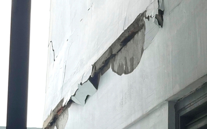 CLIP: Cận cảnh các vết nứt lớn tại chung cư 34 tầng ở TP HCM