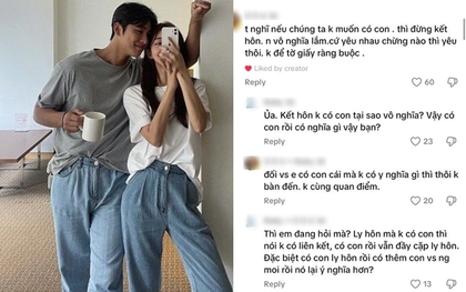 Không muốn có con thì kết hôn làm gì?