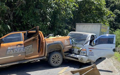 Tai nạn liên hoàn giữa 3 xe ô tô đang đi cứu trợ người dân vùng lũ