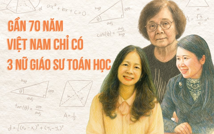 3 nữ Giáo sư toán học "quý hơn vàng ròng" của Việt Nam: 35 năm lịch sử mới lặp lại, đủ để thấy hành trình dài vượt ngàn chông gai