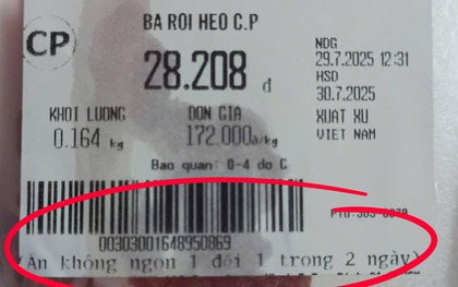 Siêu thị Việt cho khách mua thịt heo ăn không ngon được 1 đổi 1