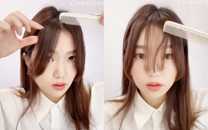 Cách cắt mái rẽ nữ thần tại nhà: Tự làm cũng đẹp như salon!