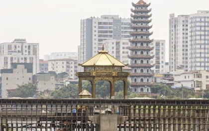 Thiết kế độc lạ của đập tràn giữ nước đầu tiên trên sông Tô Lịch