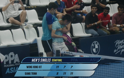 Xem Linh Giang và Jack đánh pha bóng này: Ai bảo Pickleball là môn dưỡng sinh?
