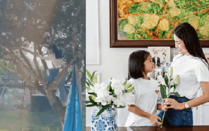 Tăng Thanh Hà dạy con kiểu “hào môn”: Cho con gái trèo cây, đi xe địa hình giữa trời Tây mà không ngại nguy hiểm