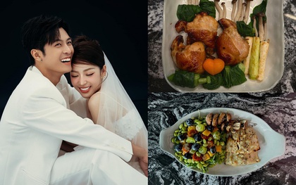 Đảm đang như Puka, làm mẹ bỉm siêu bận rộn vẫn thiết đãi chồng trẻ loạt món ăn chuẩn chỉnh như nhà hàng