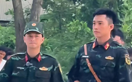 Thượng uý Lê Hoàng Hiệp bất ngờ xuất hiện bên cạnh dàn sao, khiến top 1 trai đẹp Huỳnh Anh - Bình An "tàng hình"?