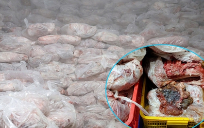 Cận cảnh kho đông lạnh chứa đầy thịt trâu bốc mùi hôi thối: Số lượng đầu vào lên tới vài nghìn tấn, đã sản xuất 400 tấn thịt trâu gác bếp trong 5 năm