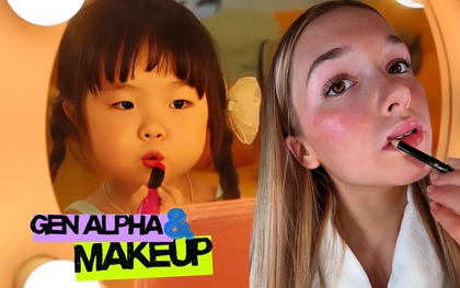 Nhiều trẻ 8-9 tuổi đã make-up điêu luyện: Từ bút chì màu đến cọ trang điểm - tuổi thơ của Gen Alpha khác biệt quá!