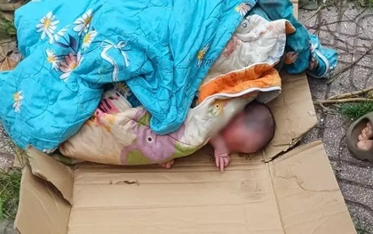 Bé gái sơ sinh bị bỏ rơi trong thùng giấy ven đường