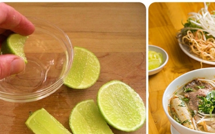 Ăn phở vắt thêm chanh có tác dụng gì?