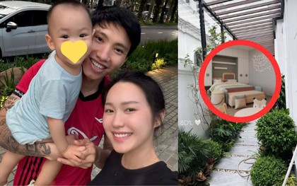 Doãn Hải My khoe cận cảnh căn biệt thự bạc tỷ bề thế sắp tân gia của Đoàn Văn Hậu