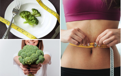 17 loại rau chỉ cần ăn là "đốt cháy" mỡ bụng