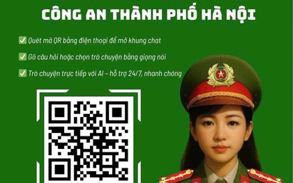 'Cảnh sát AI' Hà Nội trực chiến 24/24, phục vụ người dân trong mọi tình huống