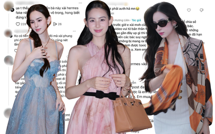 Cây đồ hiệu tiền tỷ khiến Hương Liên vướng bão thị phi, bị nghi dùng đồ fake: Chính chủ lên tiếng