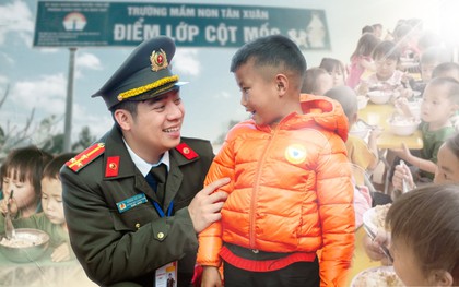 Thượng úy công an xây trường, "nấu cơm" cho hàng nghìn em nhỏ: "Người tốt ngoài kia thì nhiều lắm"