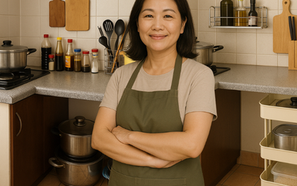 Nhà bếp chật chội, nấu ăn khó khăn - sau gọn gàng hơn hẳn chỉ với 3 món nội thất giá dưới 500.000 đồng