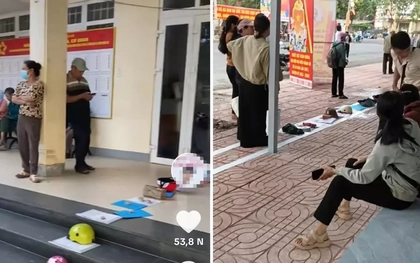Dùng gạch đá, mũ bảo hiểm 'đặt chỗ' nộp hồ sơ: Văn phòng Đăng ký đất đai Đắk Lắk lên tiếng