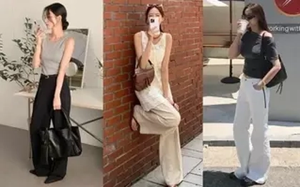 5 mẫu quần ống rộng dẫn đầu xu hướng mùa thu 2025, có hết là yên tâm mặc đẹp